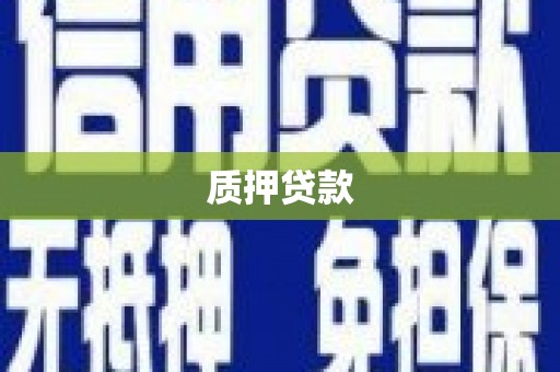 伊吾质押贷款