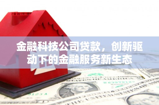 伊吾金融科技公司贷款，创新驱动下的金融服务新生态