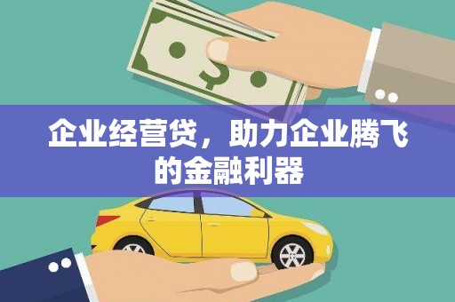 伊吾企业经营贷，助力企业腾飞的金融利器
