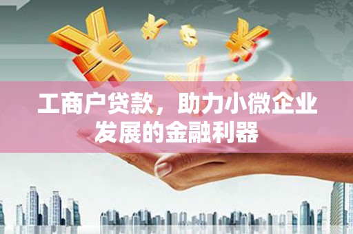 伊吾工商户贷款，助力小微企业发展的金融利器