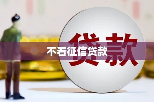 伊吾不看征信贷款