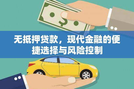伊吾无抵押贷款，现代金融的便捷选择与风险控制