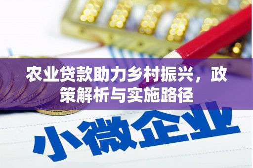 伊吾农业贷款助力乡村振兴，政策解析与实施路径