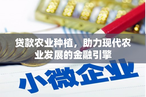 伊吾贷款农业种植，助力现代农业发展的金融引擎