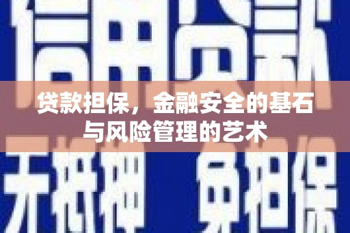 伊吾贷款担保，金融安全的基石与风险管理的艺术