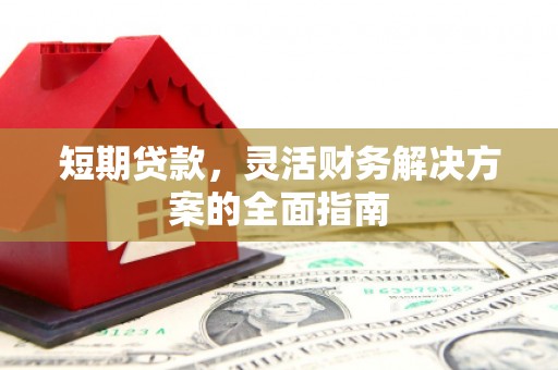 伊吾短期贷款，灵活财务解决方案的全面指南