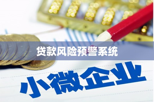 伊吾贷款风险预警系统