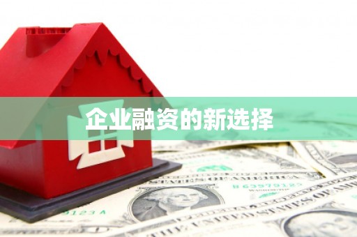 伊吾企业融资的新选择