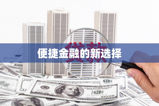 伊吾便捷金融的新选择