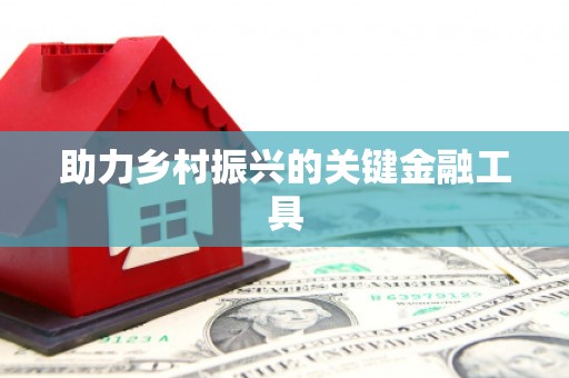 伊吾助力乡村振兴的关键金融工具