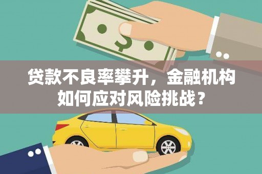 伊吾贷款不良率攀升，金融机构如何应对风险挑战？