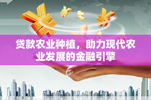 伊吾贷款农业种植，助力现代农业发展的金融引擎