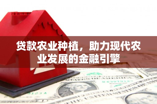 伊吾贷款农业种植，助力现代农业发展的金融引擎