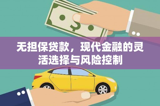 伊吾无担保贷款，现代金融的灵活选择与风险控制
