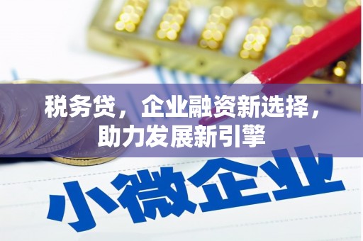 伊吾税务贷，企业融资新选择，助力发展新引擎