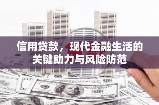 伊吾信用贷款，现代金融生活的关键助力与风险防范