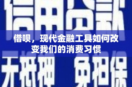 伊吾借呗，现代金融工具如何改变我们的消费习惯