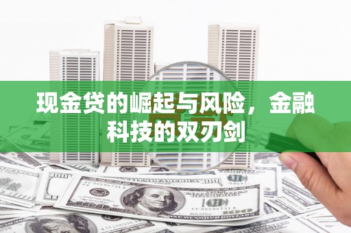 伊吾现金贷的崛起与风险，金融科技的双刃剑