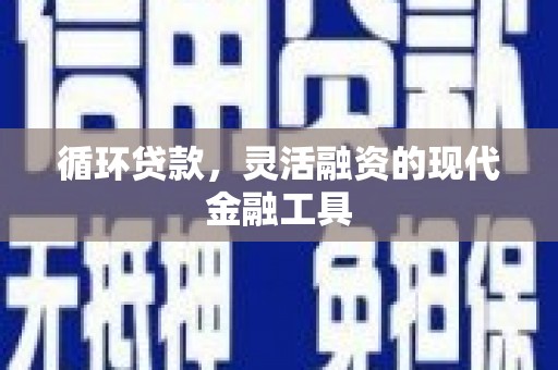 伊吾循环贷款，灵活融资的现代金融工具