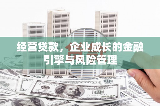 伊吾经营贷款，企业成长的金融引擎与风险管理