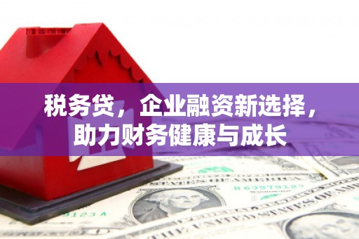 伊吾税务贷，企业融资新选择，助力财务健康与成长